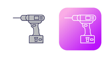 Drilling Machine Vector Icon