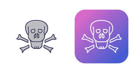Pirate Skull Vector Icon