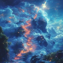 Fototapeta premium Talking Animals Dream Playful World of Imagination