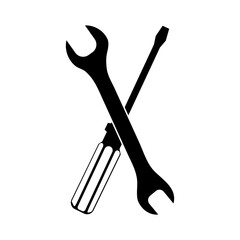 tool, isolated, metal, knife, steel, object, white, equipment, wrench, handle