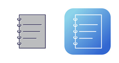 Notepad Vector Icon
