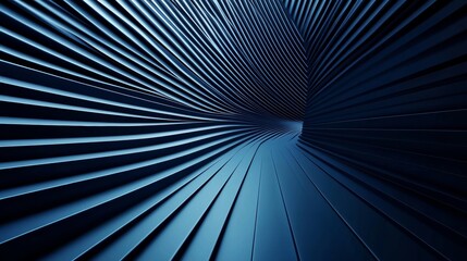 Blue background with parallel lines for design, banner template. White space in the center of the page for text. Simple abstract wallpaper with copy space.