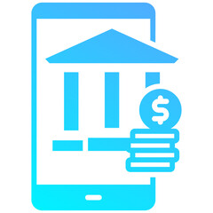 Mobile Banking Icon