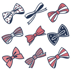 PrintBow illustration, vector illustration
