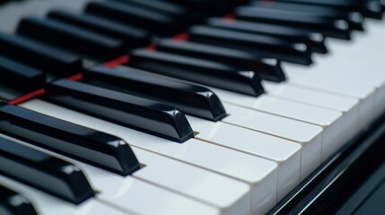 World Piano Day. A toddler's hands playing piano with sheet music in the background.