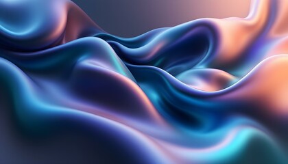 Obraz premium Curve 3d purple abstract banner with a black background for presentations and other media. abstract background luxury elegant futuristic smooth shiny chrome metallic wave in high resolution