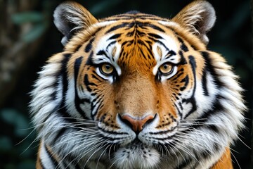 Obraz premium there is a tiger that is looking at the camera