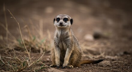 Fototapeta premium Curious Meerkat 