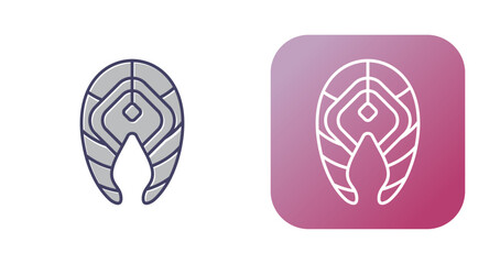 Salmon Vector Icon