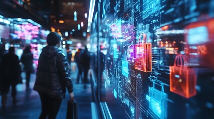 people walking in the city