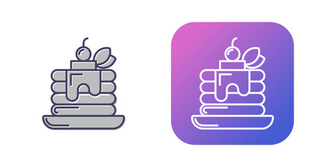 Pancake Vector Icon