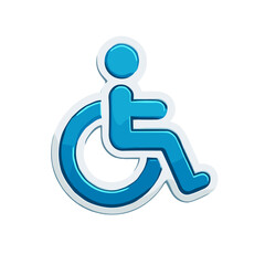 handicap parking sign Vector