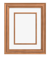 Obraz premium Realistic 3D blank plastic or wood frame photo mockup. Empty wall photo framing template isolated. Mockup for presentation painting, poster, wall art, photographs or frameworks exposition template.