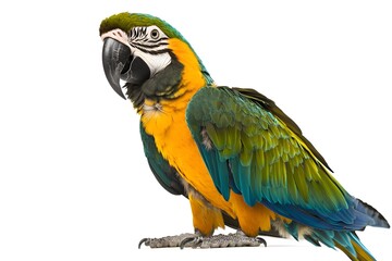 Vibrant Macaw: Bird's Beauty, Feathers, Colors, Tropical, Wildlife, Parrot, Avian, Nature, Exotic, Jungle