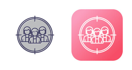 Target Audience Vector Icon
