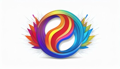 Modern new logo or icon suitable as cover or banner
