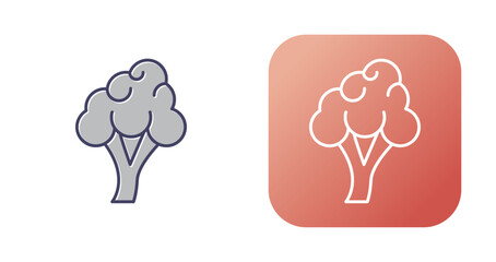 Broccoli Vector Icon