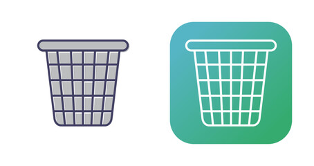 Trash Bin Vector Icon