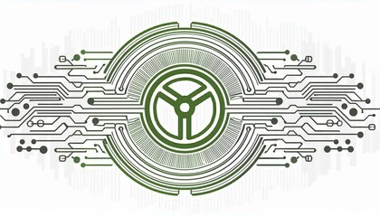 Obraz premium Modern new logo or icon suitable as cover or banne