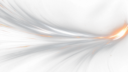 a black and white background with a bright orange light