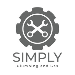 Plumbing and gas logo design. Water plumber gas logo. Vector