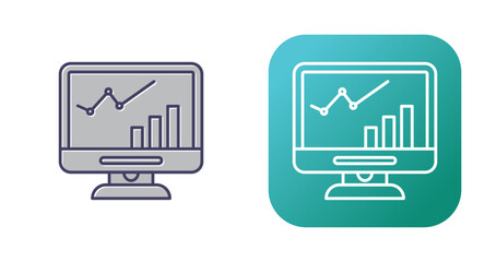 Lcd Growth Vector Icon