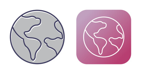 Earth Vector Icon