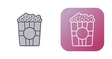 Popcorn Vector Icon