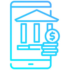 Mobile Banking Icon