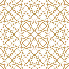 Fototapeta premium Seamless abstract geometric pattern in Islamic style