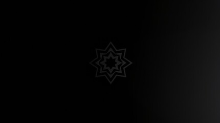 Futuristic Neon Hexagon: Minimalist Geometric Pattern with a Cyberpunk Glow