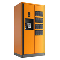 Automated Parcel Locker System with QR Code Access for Convenient Self-Pickup