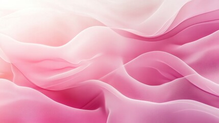 Fototapeta premium Pink background with abstract patterns. Featuring soft gradients and fluid shapes. Highlighting feminine aesthetics. Ideal for digital art and design projects.