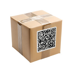 Isolated Package Tracking QR Code Enabling Real-Time Shipment Updates for Efficient Logistics