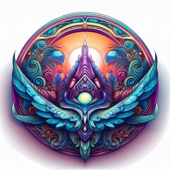 Naklejka premium Modern new logo or icon suitable as cover or banner 