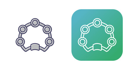 Tambourine Vector Icon