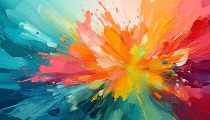 Holi themed Abstract background