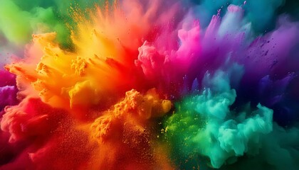 Holi themed Abstract background