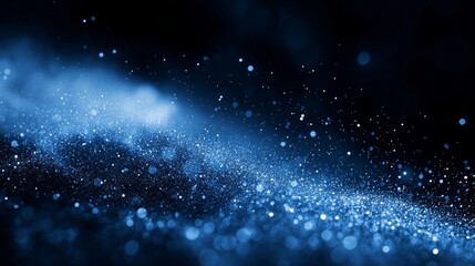 Abstract dark dotted pattern wallpaper with copy space. Minimalist design template with white center text area. Ideal for banners.