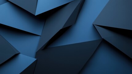 Tessellating Shapes on Blue Background for Design, Banner Template, Minimalist Abstract Wallpaper with Copy Space, Simple Geometric Modern Wallpaper for Text Placement and Creative Use