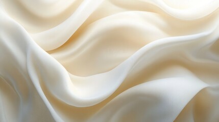 Fototapeta premium Soft ivory abstract background with light tones and smooth gradients. Emphasizing purity and tranquility. Ideal for minimalist and serene designs.