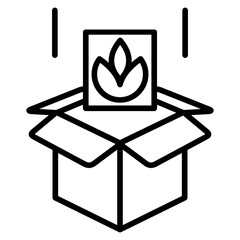 Packing  Icon Element For Design Graphic