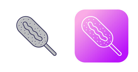 Corndog Vector Icon