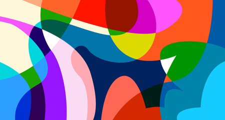 Vector colorful abstract psychedelic liquid and fluid background pattern	
