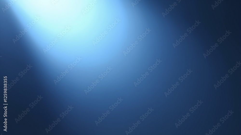Poster Abstract blue background with drop shadow and light. Backdrop for product presentation