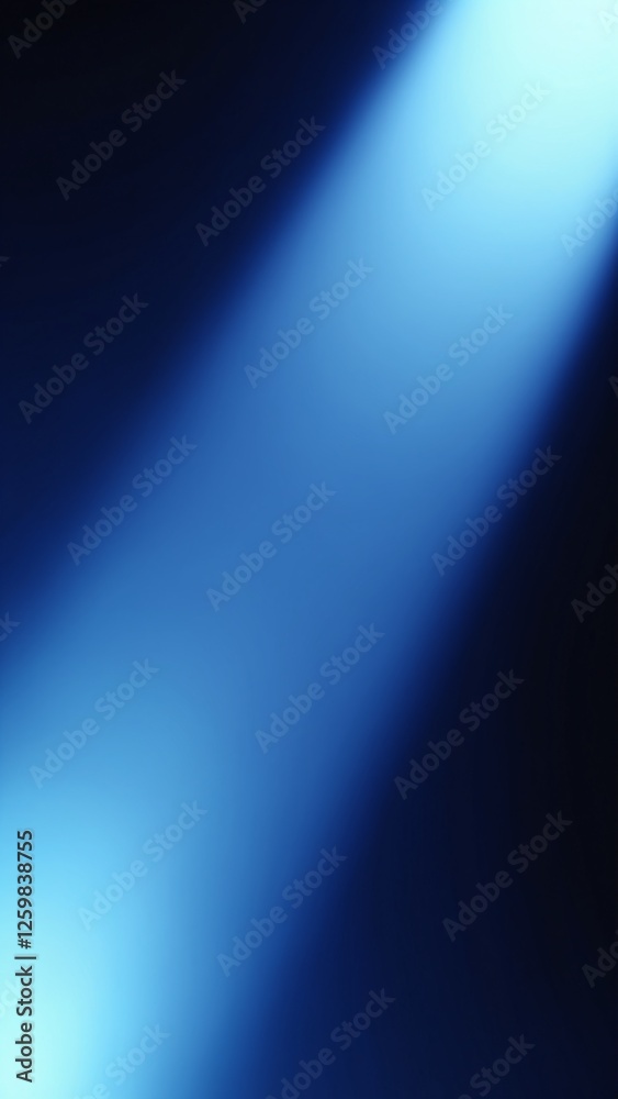 Poster Abstract blue background with drop shadow and light. Backdrop for product presentation