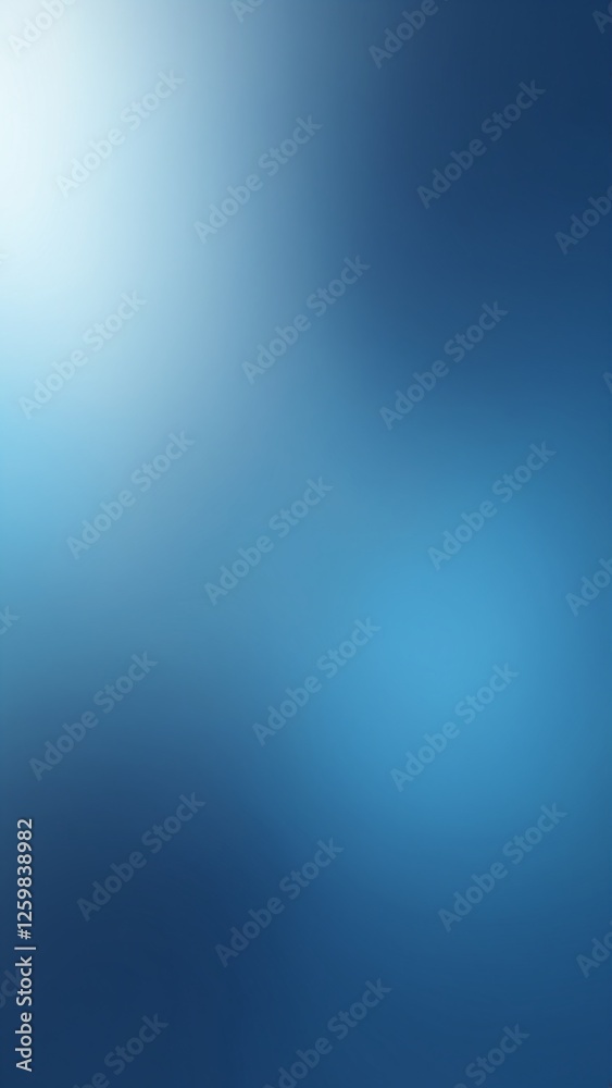 Aufkleber Abstract blue background with drop shadow and light. Backdrop for product presentation
