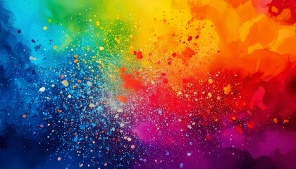 Holi themed Abstract background