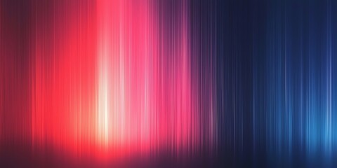 Elegant abstract gradient blending blue to red with subtle edge lines on a dark, blurred background, creating depth and sophistication.