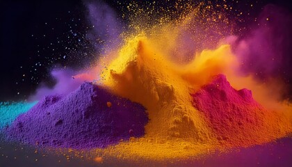Holi themed Abstract background